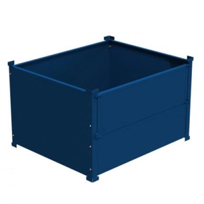 Ограждение для поддонов сплошное ОМ-02-FIN 1000x1200x1000 мм Синий