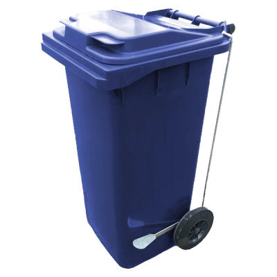 Мусорный контейнер 120л. на 2 колесах с педалью арт. 23.C21