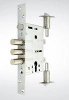 Крит ЗВ-7РМП-006-Хп противопожар.торц. защелки, б/о, м/о 85мм, арт.00049 Замок врезной тяж.(10)