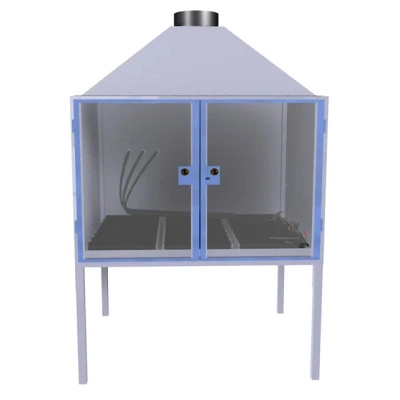 Шкаф для аккумуляторов ШМА-05-02 800x660x1300 мм Синий