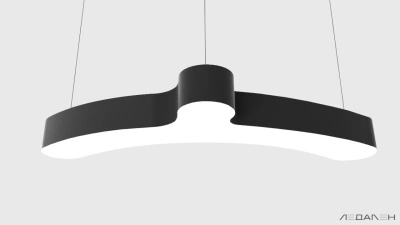 Светильник облако CLOUD S1700 6000K 81W, корпус черный