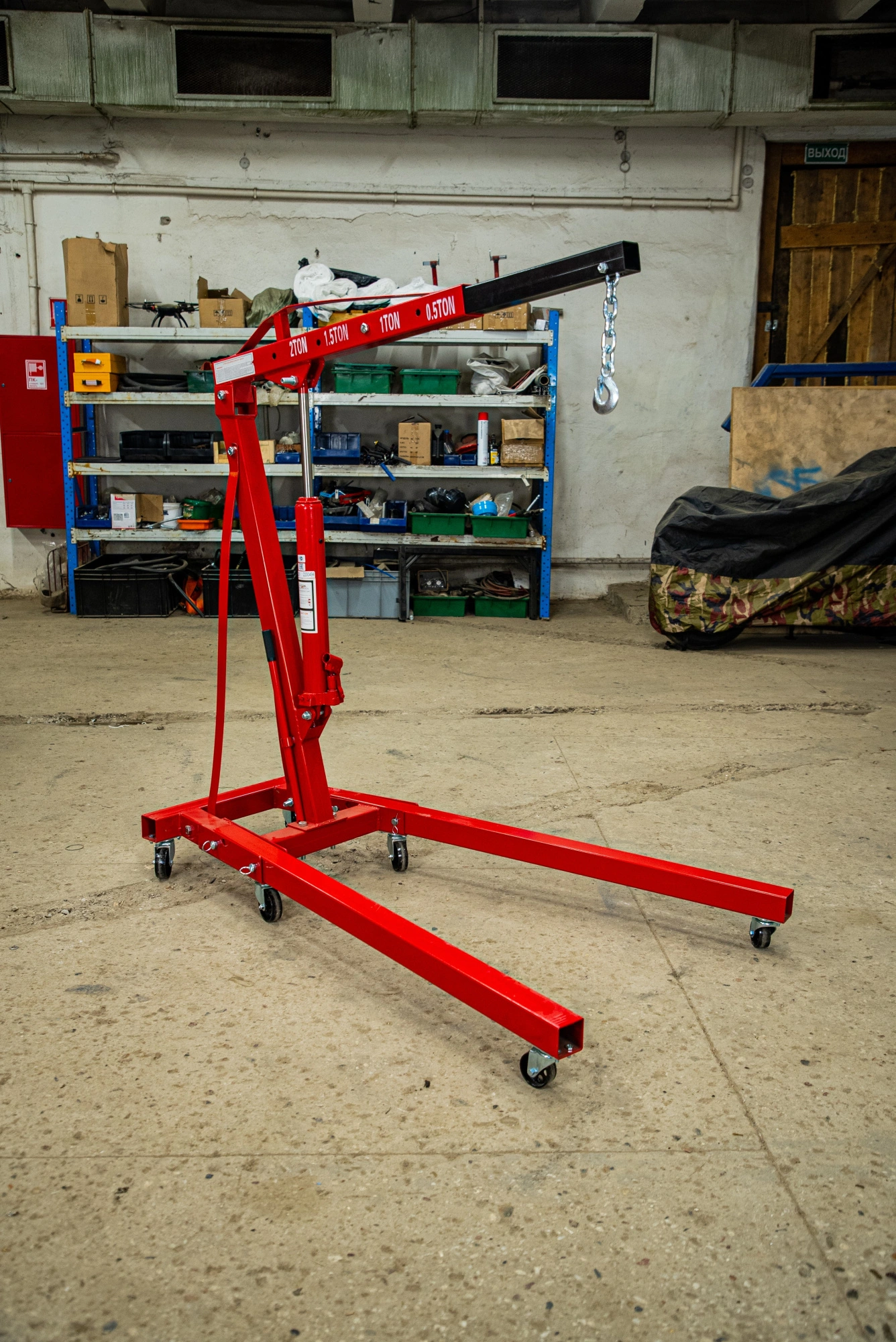 Кран гидравлический TOR TL1001-2 2 т 0-2100 мм складной