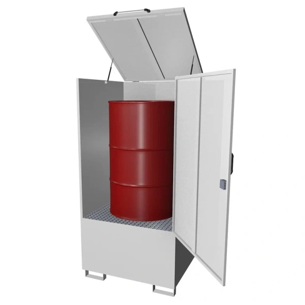 Штабелируемый поддон закрытого типа 1579x1358x848 мм Серый