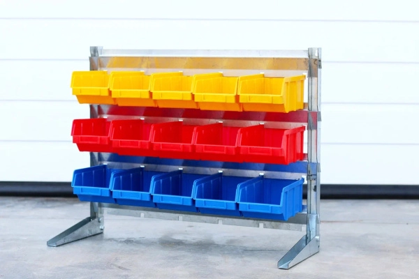 Стеллаж настольный Серый