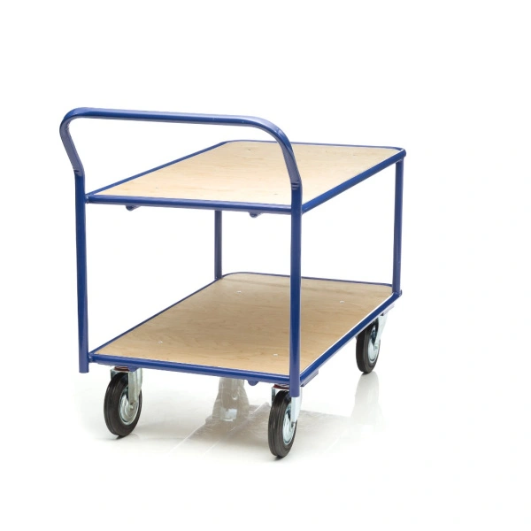 Тележка платформенная Стелла-техник КП-2-Ф-5-8-125-И, 2-х ярусная, 500х800 мм