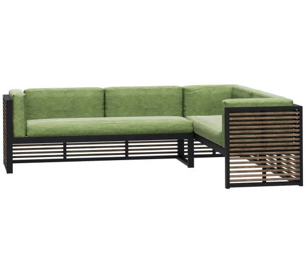 Диван угловой «Параллель» 2 Ангарская сосна