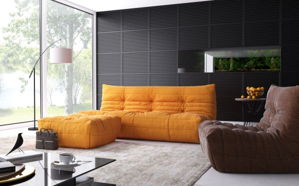 Диван ДеФранс (Француз) 3-х местный Эконом микровелюр - премиум