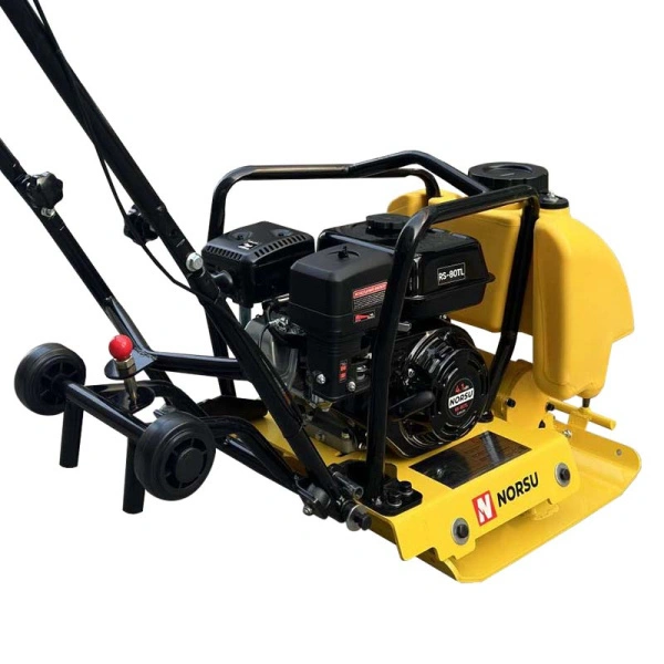 Виброплита бензиновая прямоходная NORSU RF-80TL (колесный комплект, бак для воды)