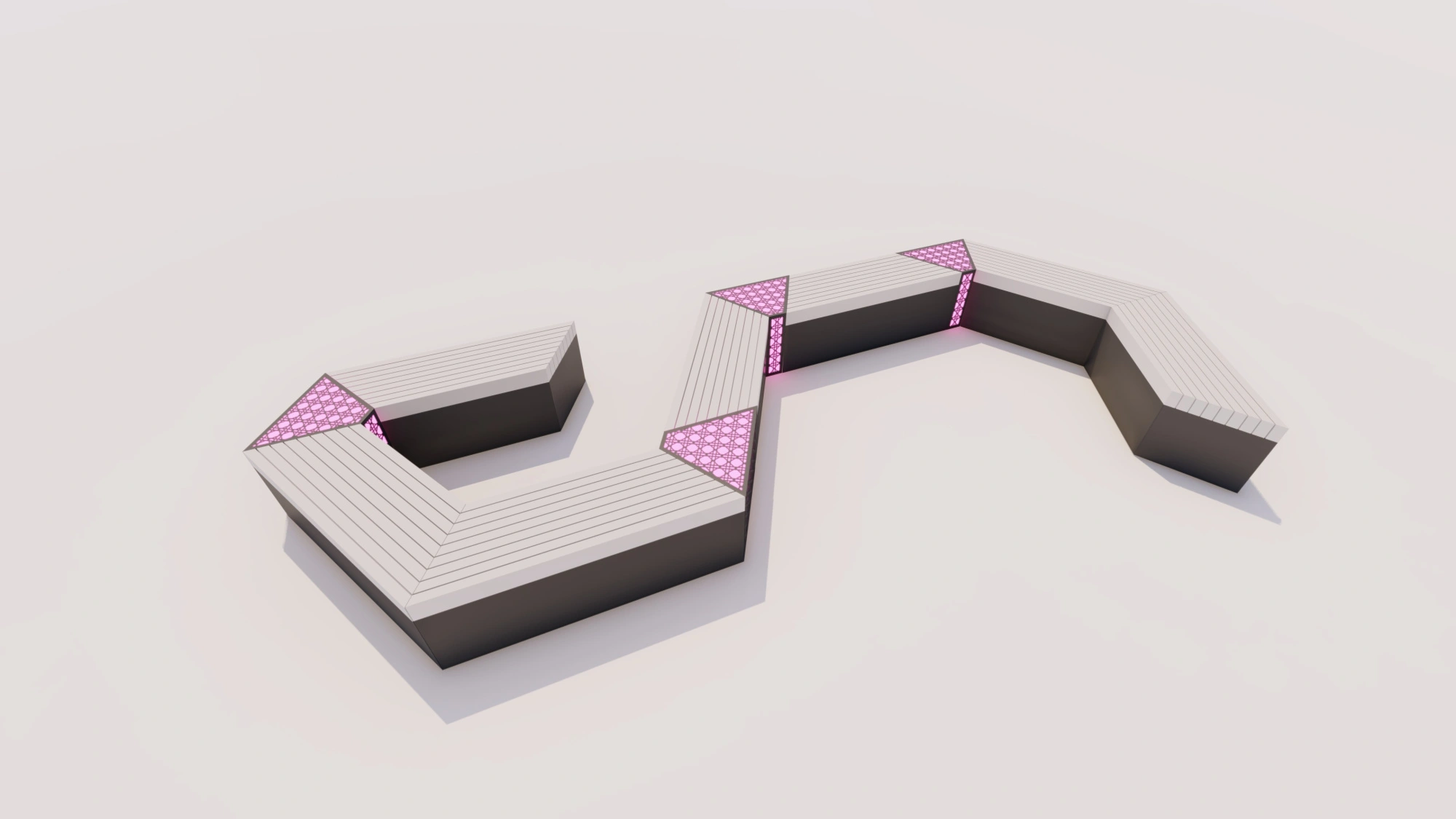 Модульная скамейка «Ребус»