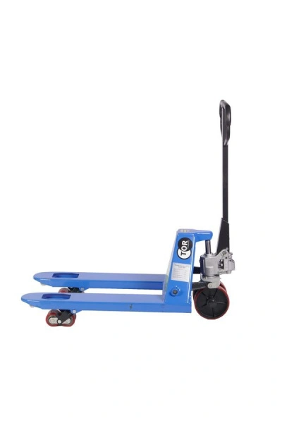 Тележка гидравлическая 2500 кг 800 мм полиуретановые колеса TOR RHP(BF) PRO