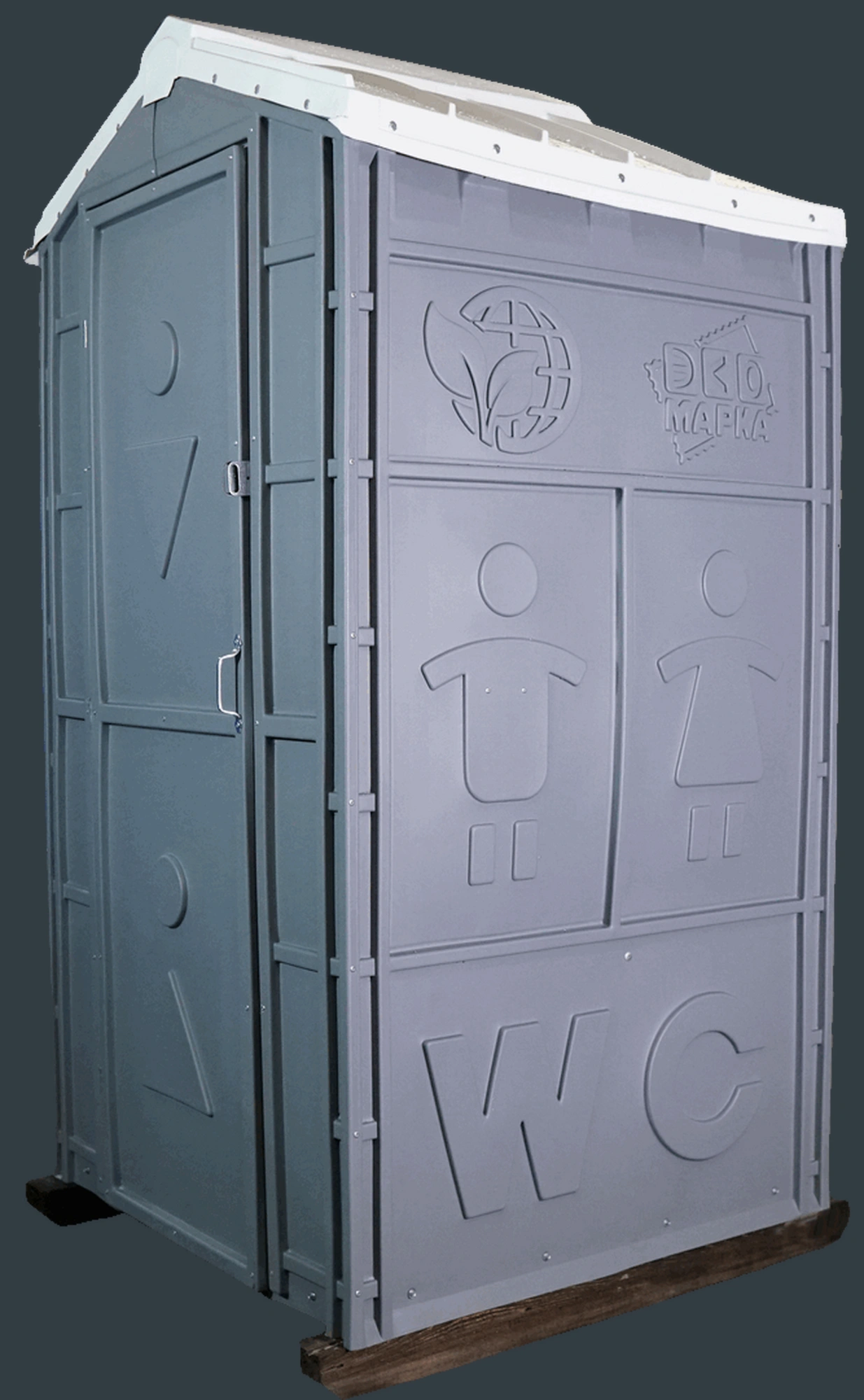 Туалетная кабина «СТАНДАРТ МД» с пластиковым поддоном 