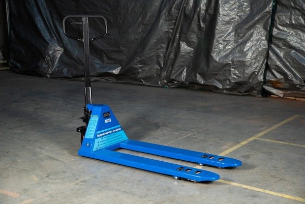 Тележка гидравлическая низкопрофильная 65 мм  3000 кг 1150 мм полиуретановые колеса TOR RHP