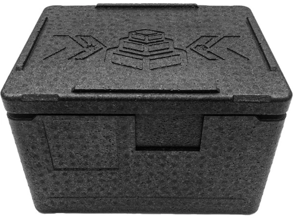 Термоконтейнер 400х300х270 18л. с крышкой, плотность 55, код: 32777