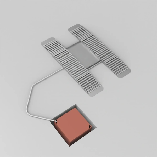 Эстакада разборная металлическая "Комфорт", 4м, грузоподъемность 70т, серая